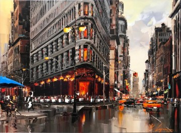  york Pintura - Nueva York 3 ciudad Kal Gajoum
